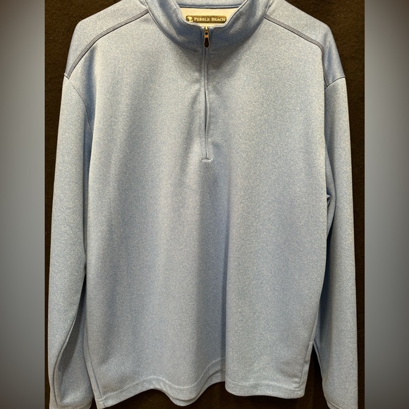 Pebble Beach Performance Men’s Medium quarter zip pullover sweatshirt - Picture 2 of 7